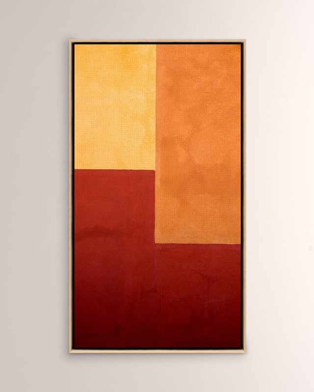 "San Miguel Walls 5 Left" Framed Giclee by Geoffrey Baris